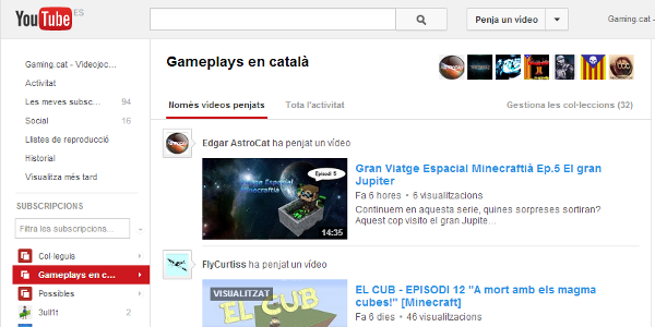 Youtubers en català