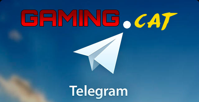 Logos de Telegram i Gaming.cat