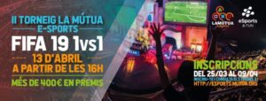 Jugues a FIFA19? Últims dies per inscriure’t al II Torneig La Mútua eSports!