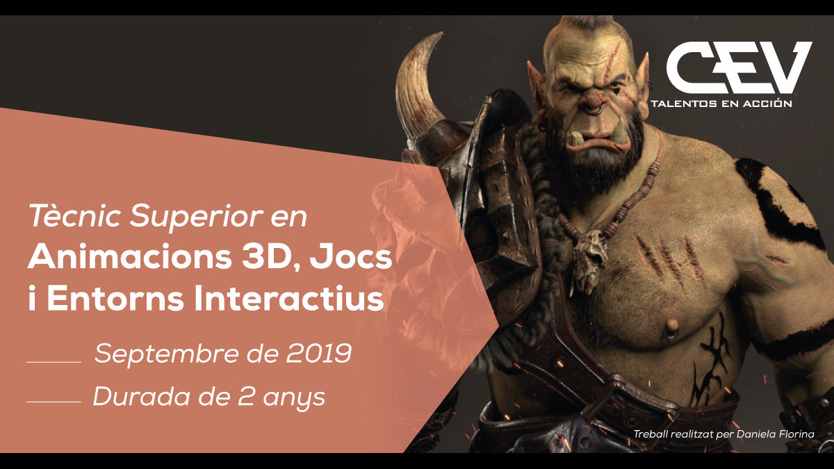 Creativitat del curs de Tècnic Superior en Animacions 3D, Jocs i Entorns Interactius