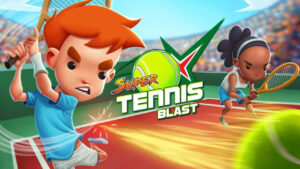 Portada del videojocd Super Tennis Blast