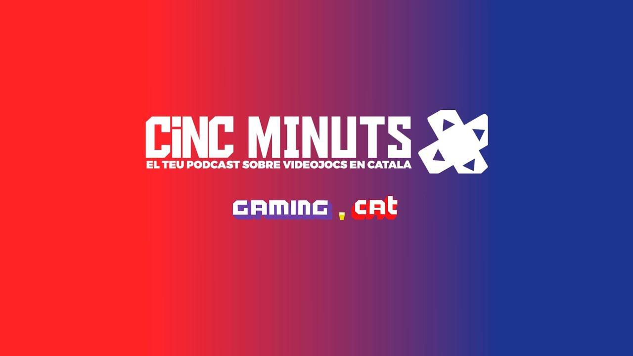 5 minuts més, el teu podcast en català sobre videojocs Logotip del podcast "5 Minuts Més"
