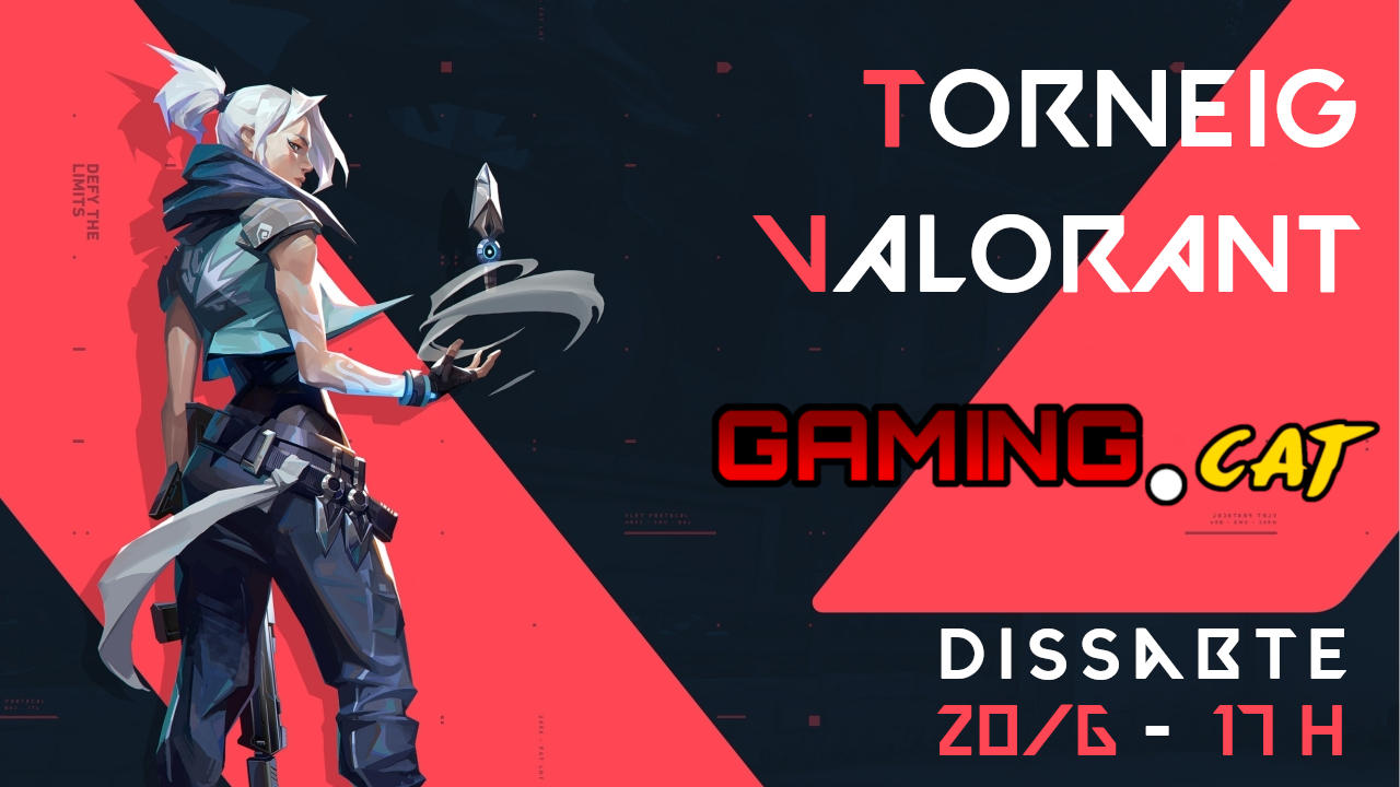 Cartell del 1r Torneig Valorant Gaming.cat