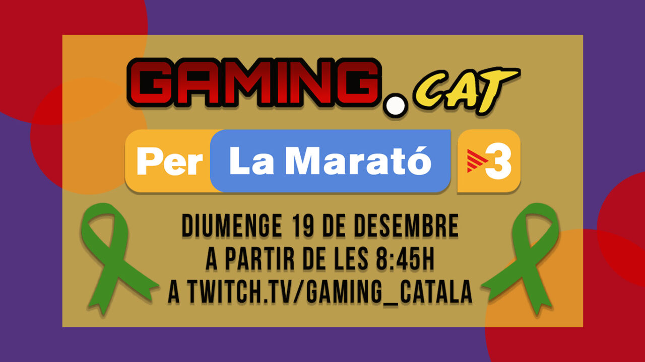 Logotip de GamingCATxLaMarató2021