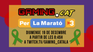 Gaming.cat per La Marató i la salut mental