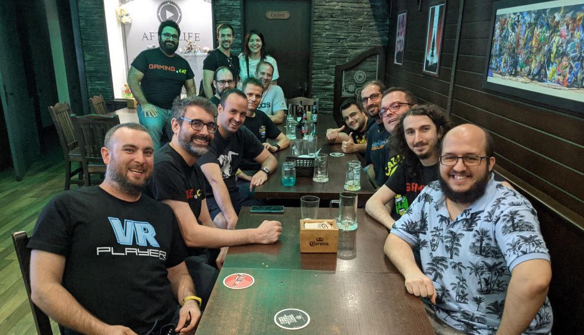 La colla de Gaming.cat en una trobada