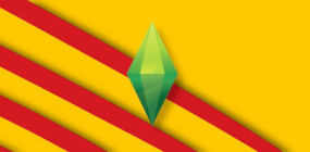 Logotip de la comunitat catalana de The Sims