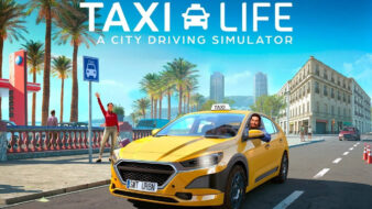 Portada del videojoc en català Taxi Life